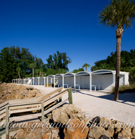 Master Builder Michael Walker Restoration of Architect Paul Rudolph Historic Beach Cabanas ,  Siesta Key, Florida